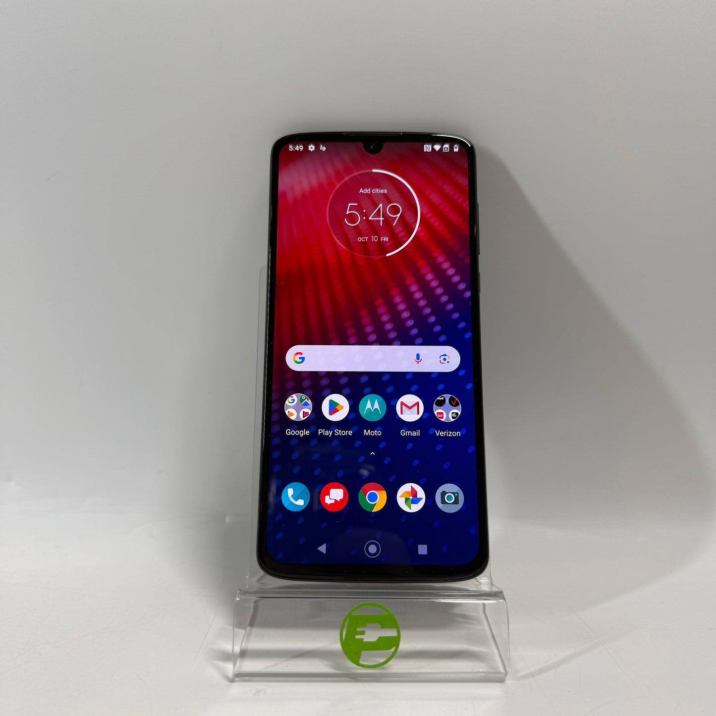 Factory Unlocked Motorola Moto Z4 128GB 10 Flash Gray XT1980-4