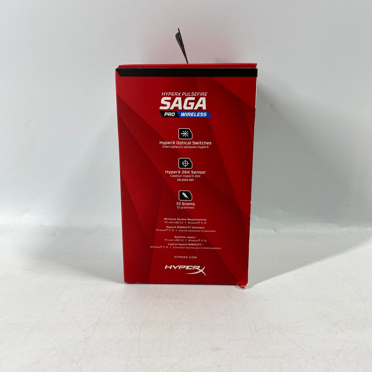 New HyperX Pulsefire Saga Pro Wireless Bluetooth Mouse 2501