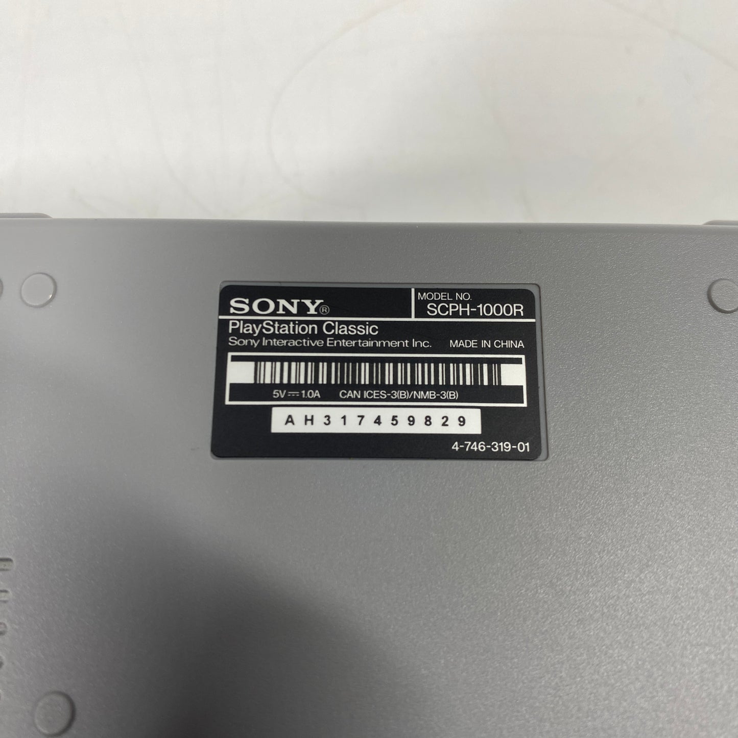 Sony PlayStation Classic Gray Console Gaming System SCPH-1000R
