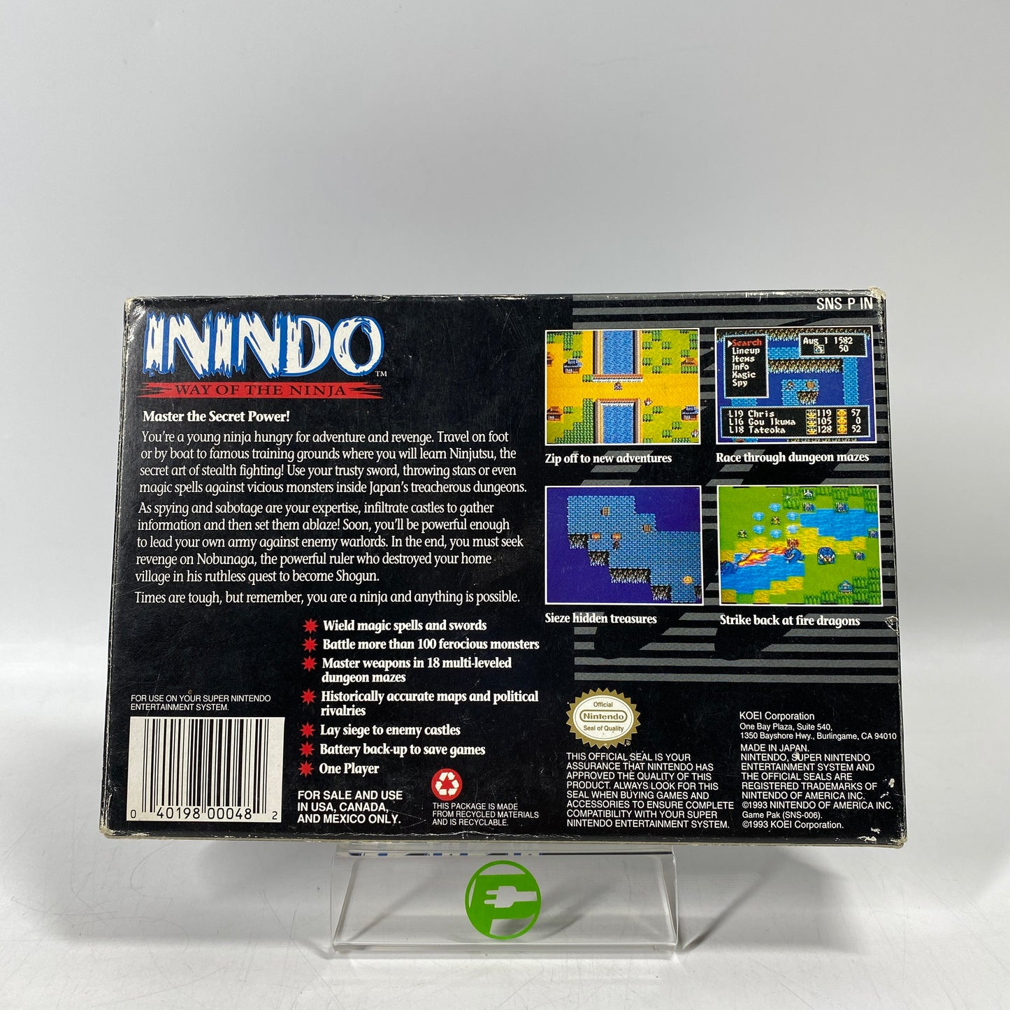 Inindo (Super Nintendo SNES, 1993)