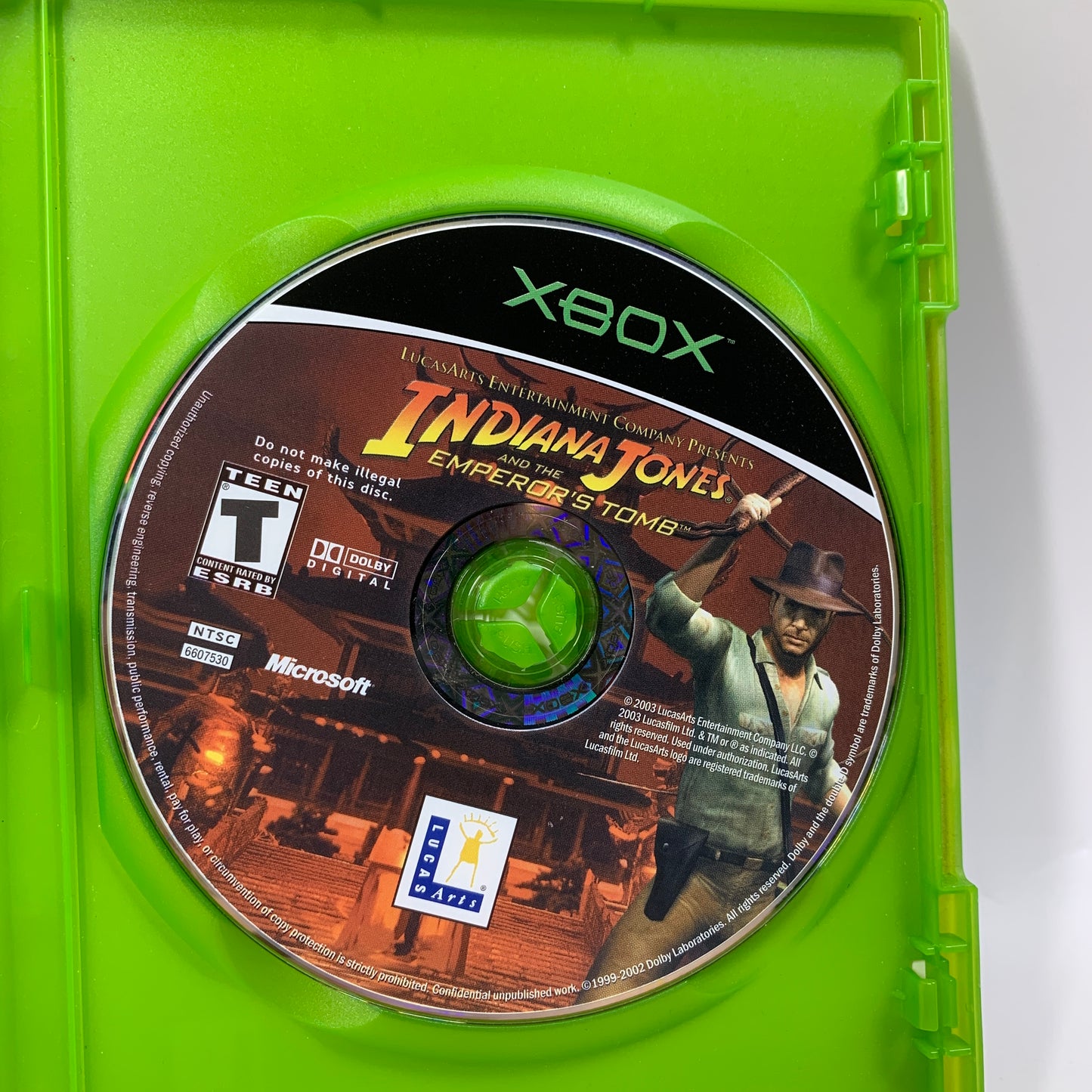 Indiana Jones and the Emperor's Tomb (Microsoft Xbox, 2003)