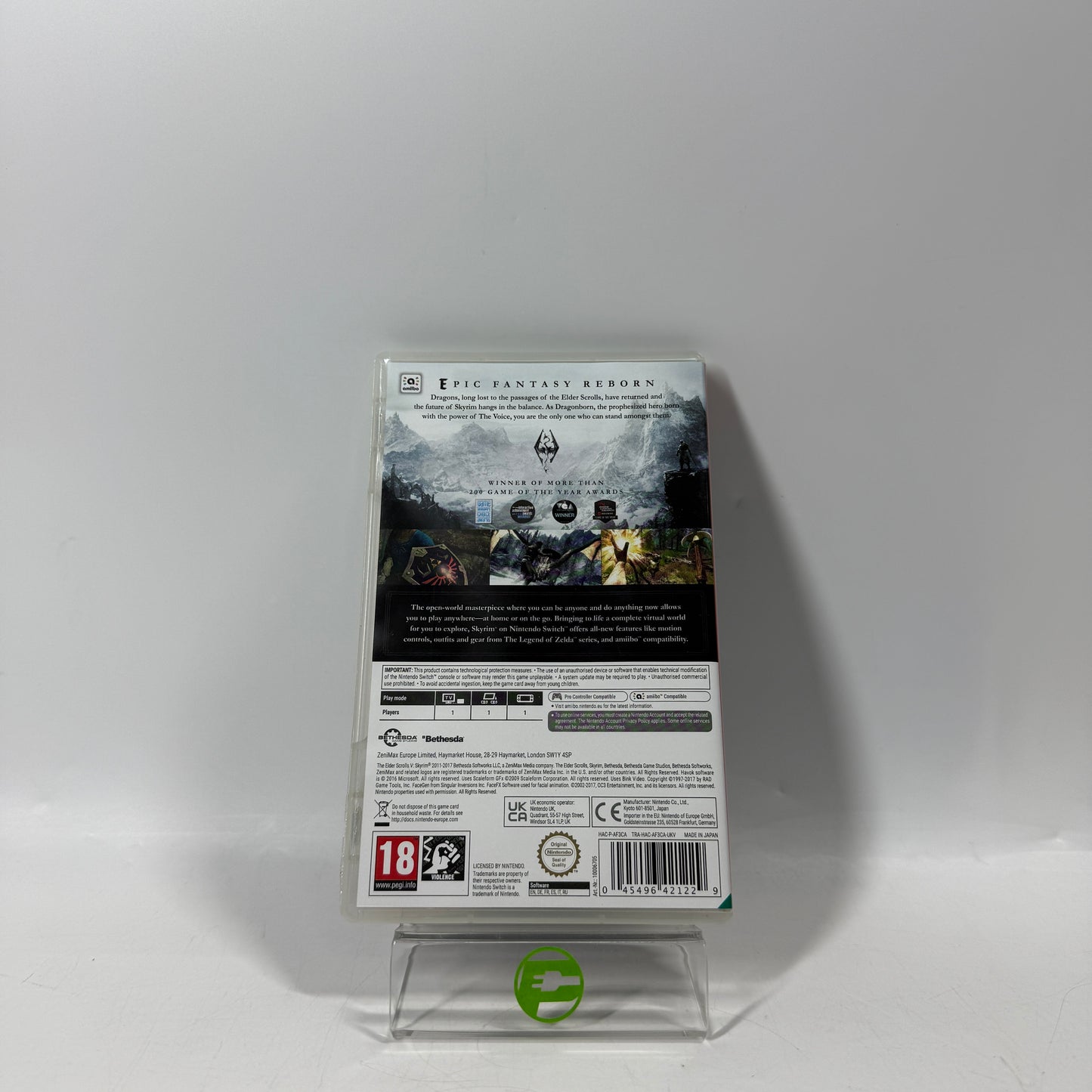 Elder Scrolls V: Skyrim (Nintendo Switch, 2017) PAL
