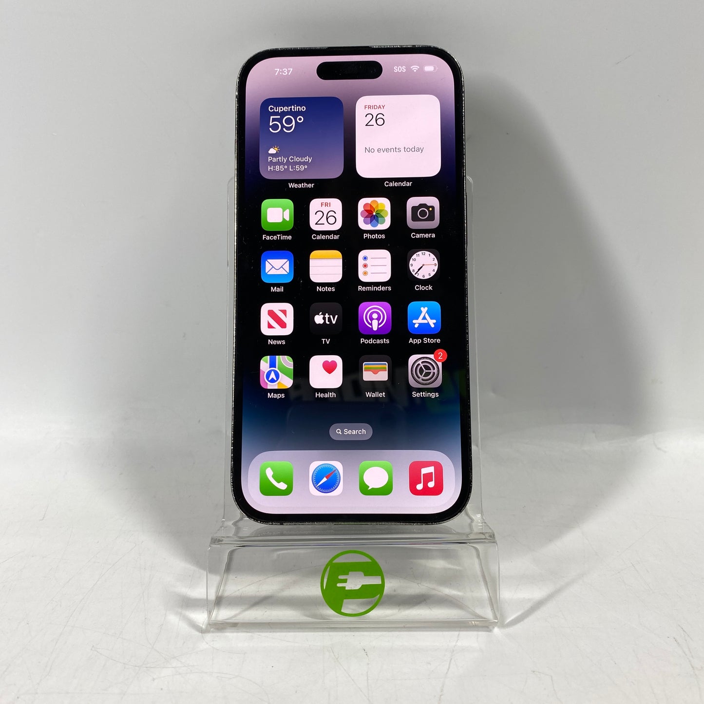 Unlocked Apple iPhone 14 Pro 128GB Space Black 5PXT3LL/A
