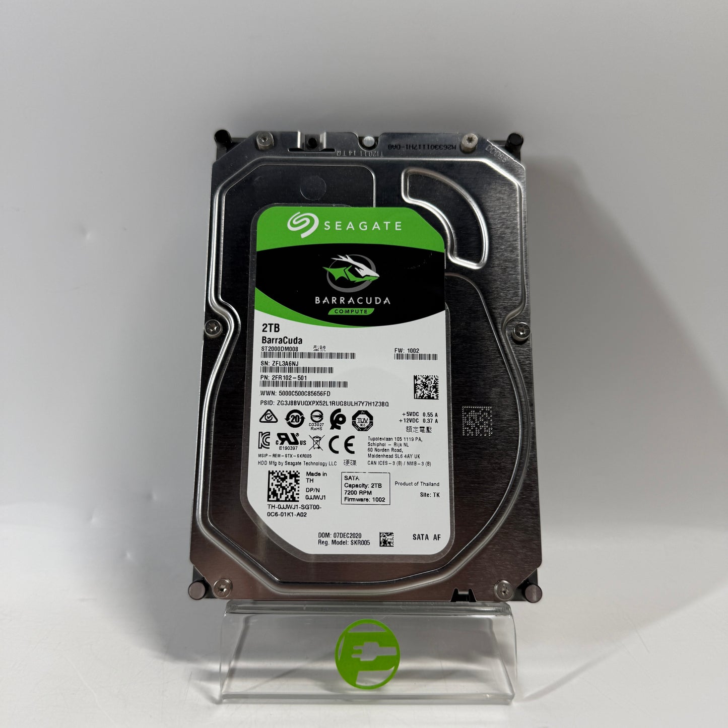 Seagate 3.5" Barracuda 2TB eSATA III 6Gbps HDD ST2000DM008