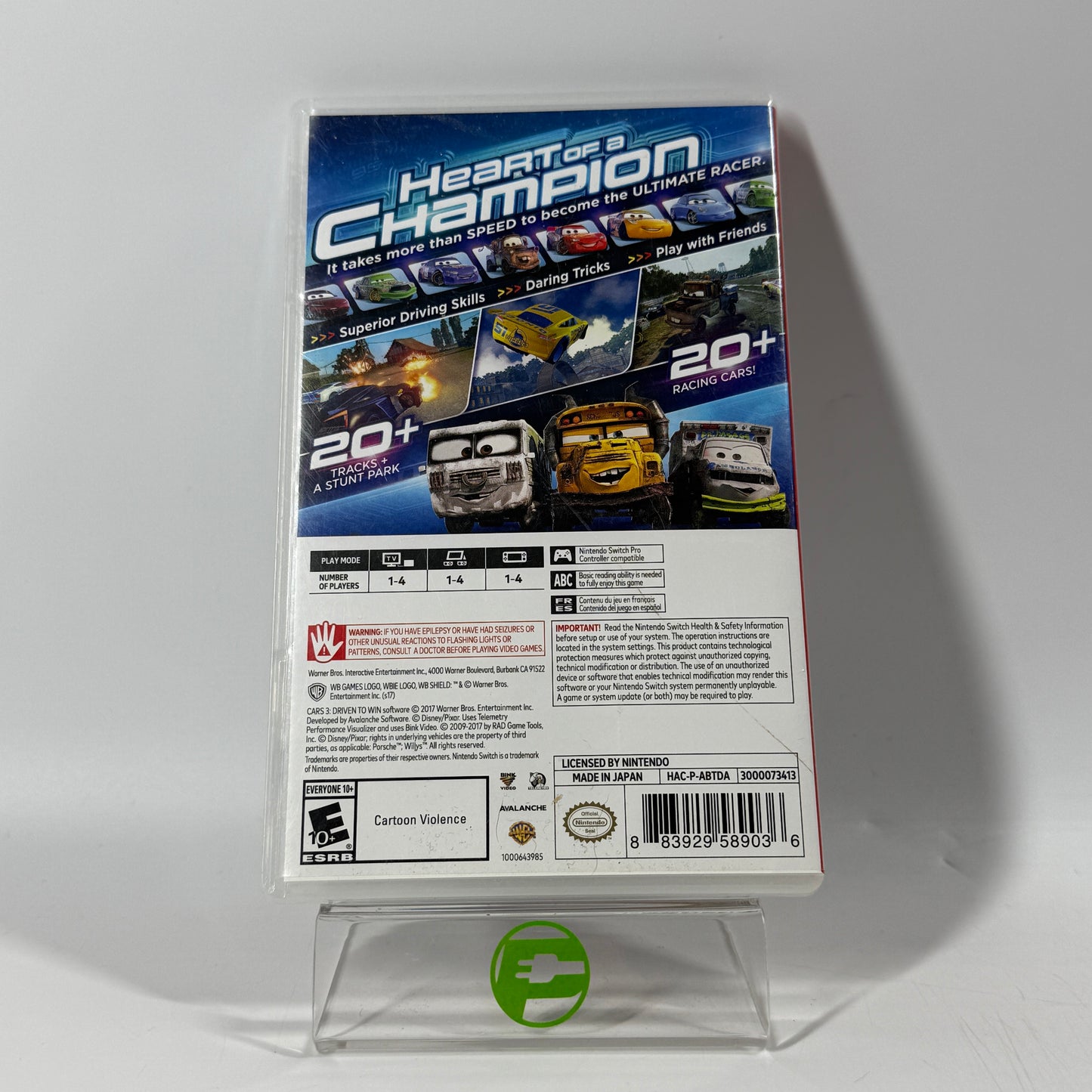 Cars 3 Driven to Win (Nintendo Switch, 2017)