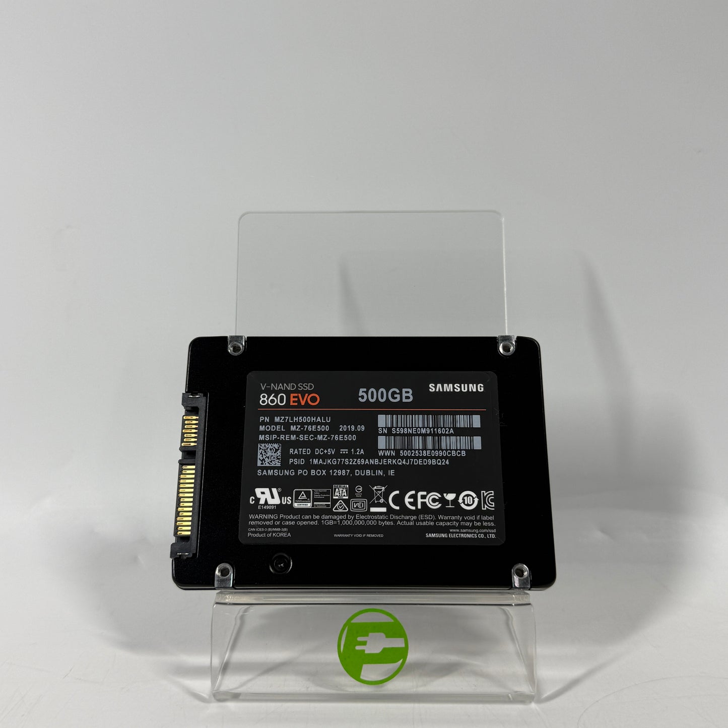 Samsung 2.5" 860 Evo 500GB SATA III 6Gbps SSD MZ-76E500