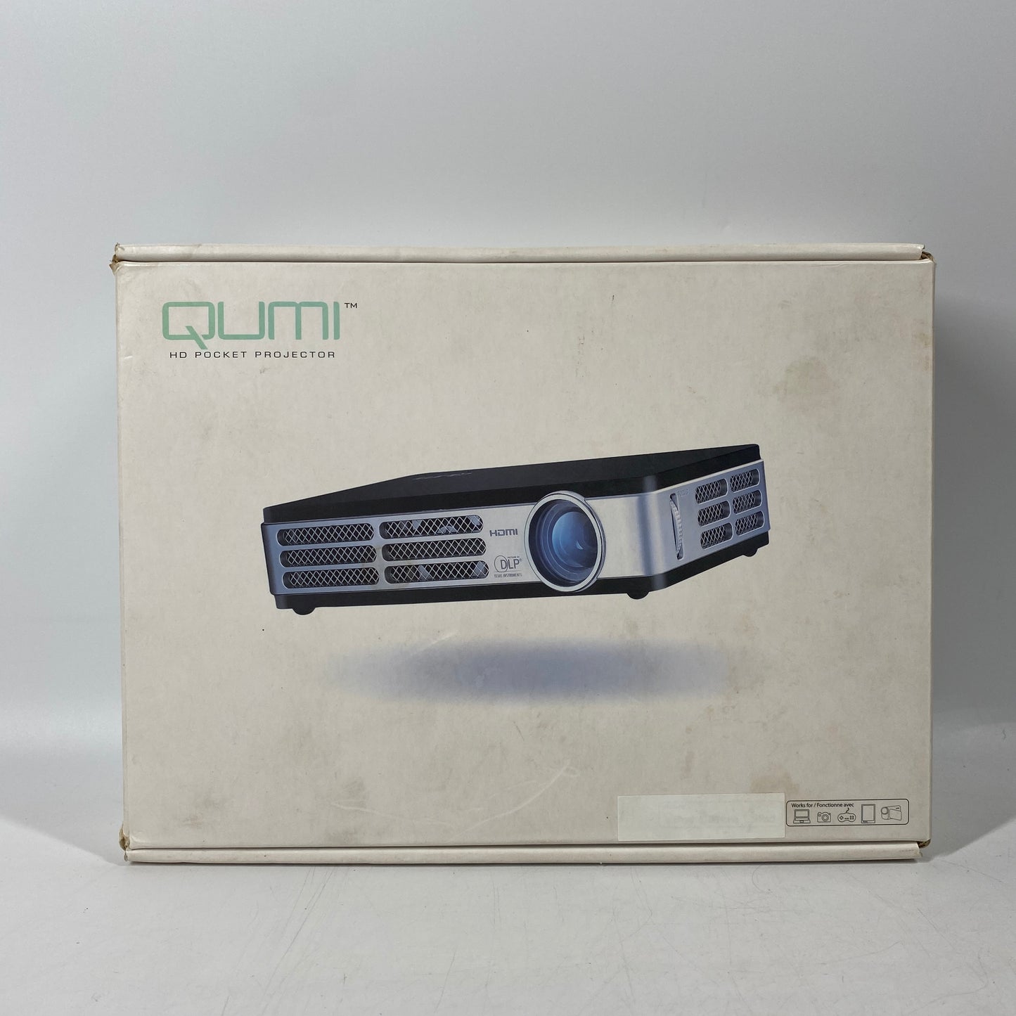 Qumi Q2B 1280x800 300 ANSI Lumens Pocket Projector Q2-B