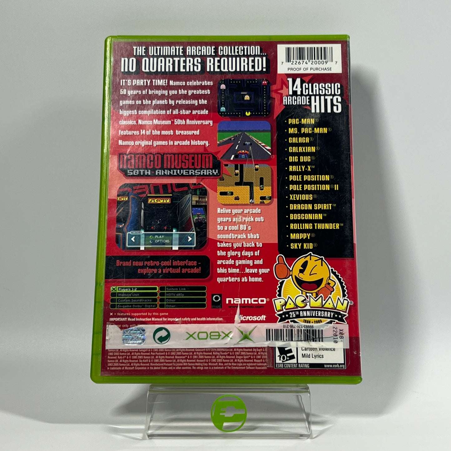 Namco Museum 50th Anniversary (Microsoft Xbox, 2005)