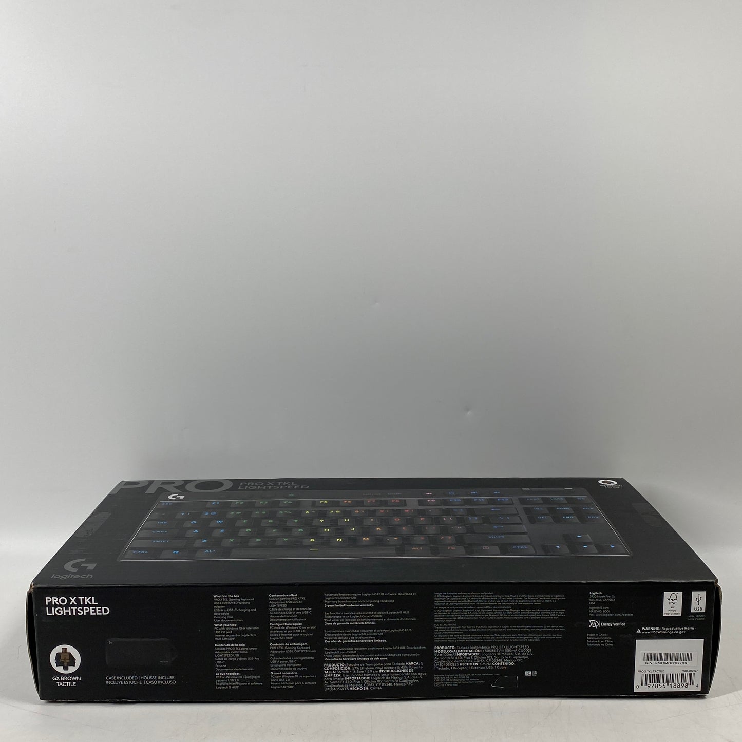 Logitech Pro X TKL Lightspeed Wireless Gaming Keyboard