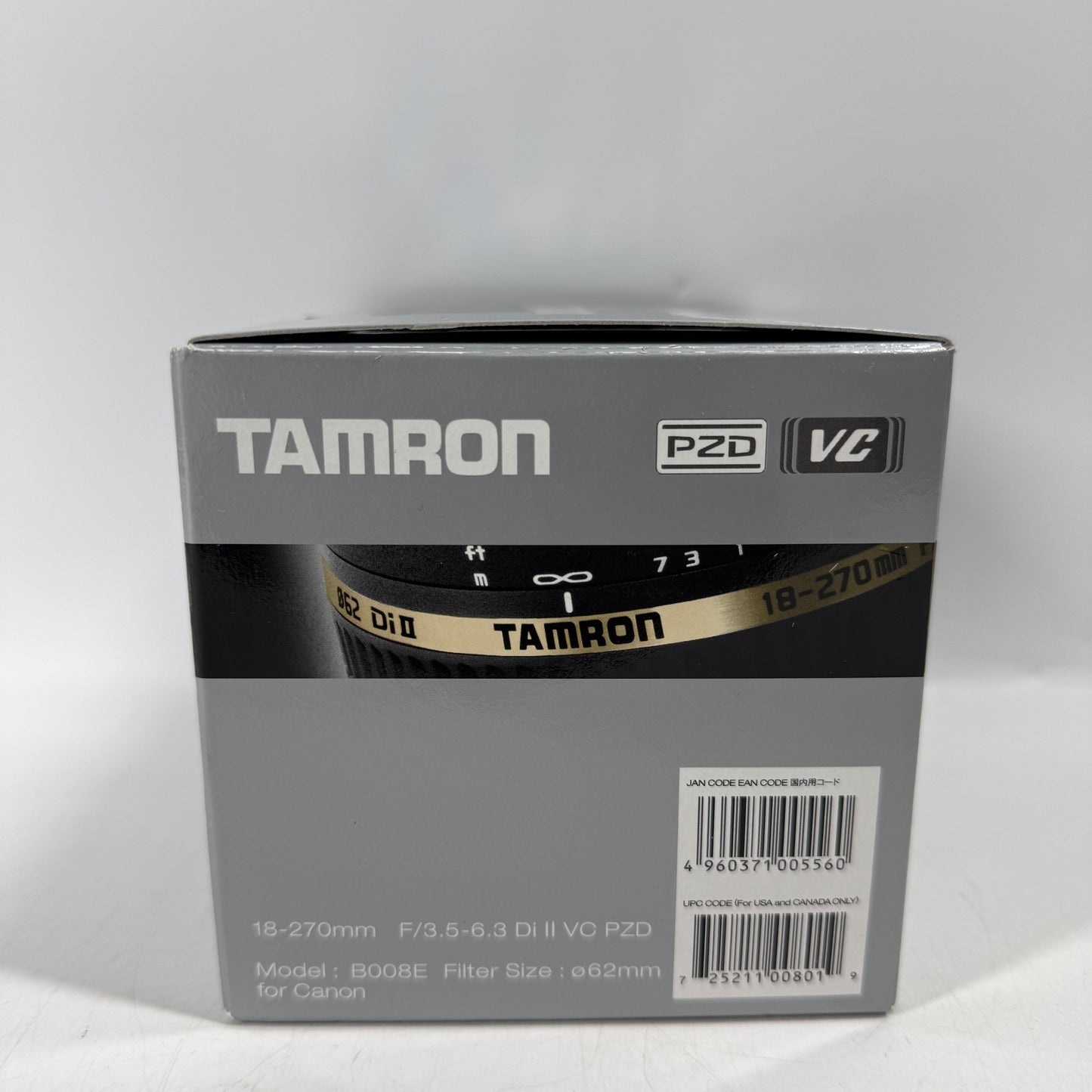 New Tamron 18-270mm F/3.5-6.3 Di II VC PZD For Canon EF Mount