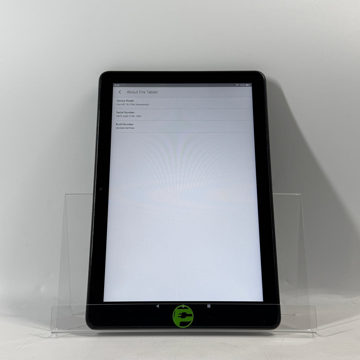 WiFi Only Amazon Kindle Fire HD 10 13th Gen 32GB Black TG425K