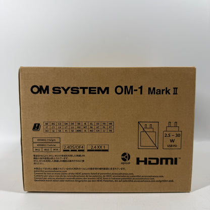New Olympus OM-1 Mark II IM027 20.4MP Mirrorless Camera