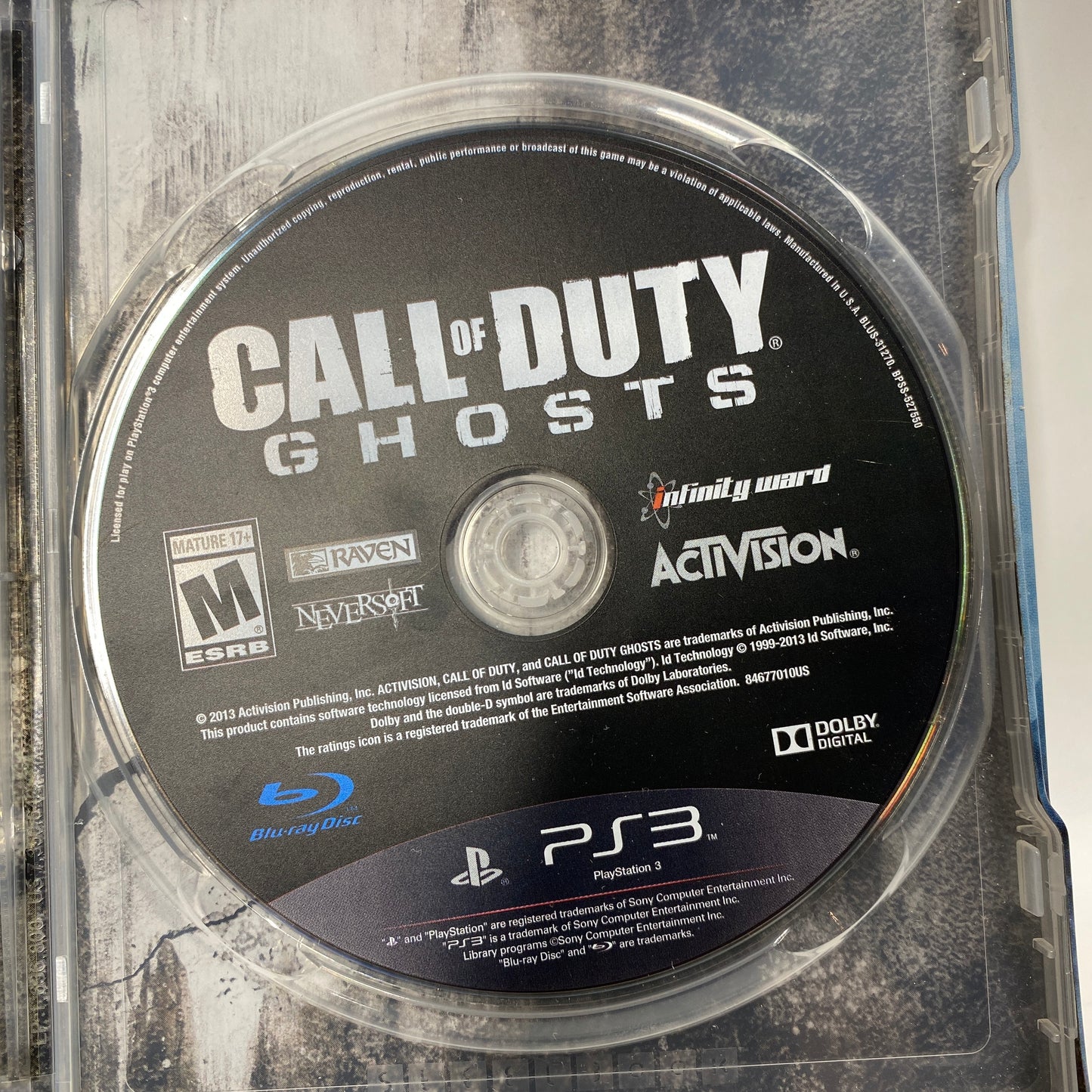 Call of Duty Ghosts [Hardened Edition] (Sony PlayStation 3 PS3, 2013)