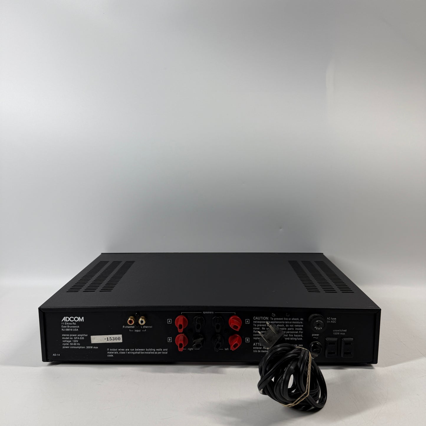 ADCOM GFA-535 2 Channel Stereo Power Amplifier