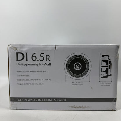 New Definitive Technology DI 6.5r In-Wall/In-Ceiling Speaker Black INWALLDI6.5R