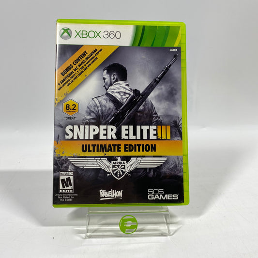 Sniper Elite III [Ultimate Edition] (Microsoft Xbox 360, 2015)