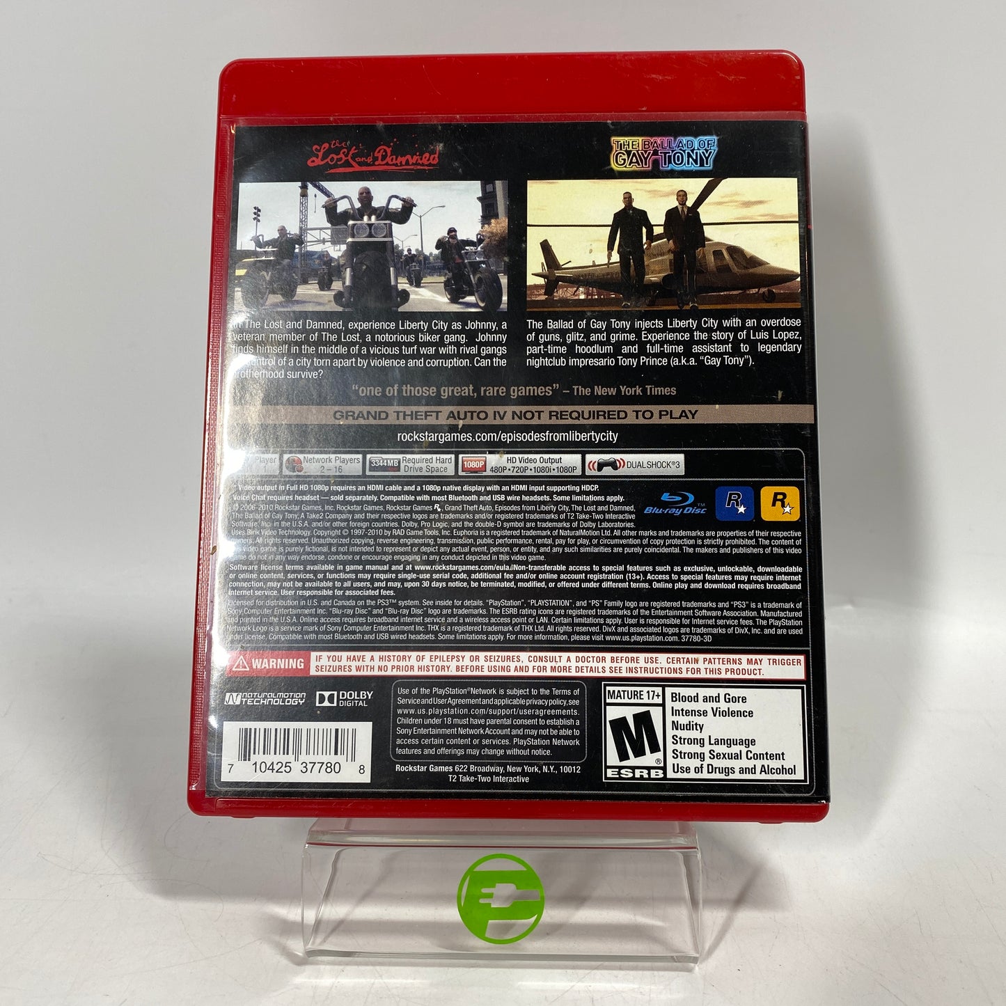 Grand Theft Auto: Episodes from Liberty City [Greatest Hits] (SonyPlayStation 3)