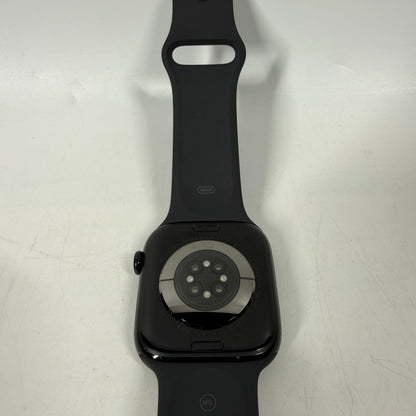 Unlocked Apple Watch Series 10 46MM Black Aluminum Black Sport Band A3003