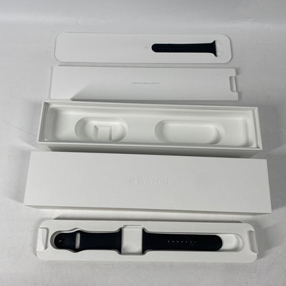 GPS Only Apple Watch Series 2 42MM Space gray Aluminum Black Sport Band A1758