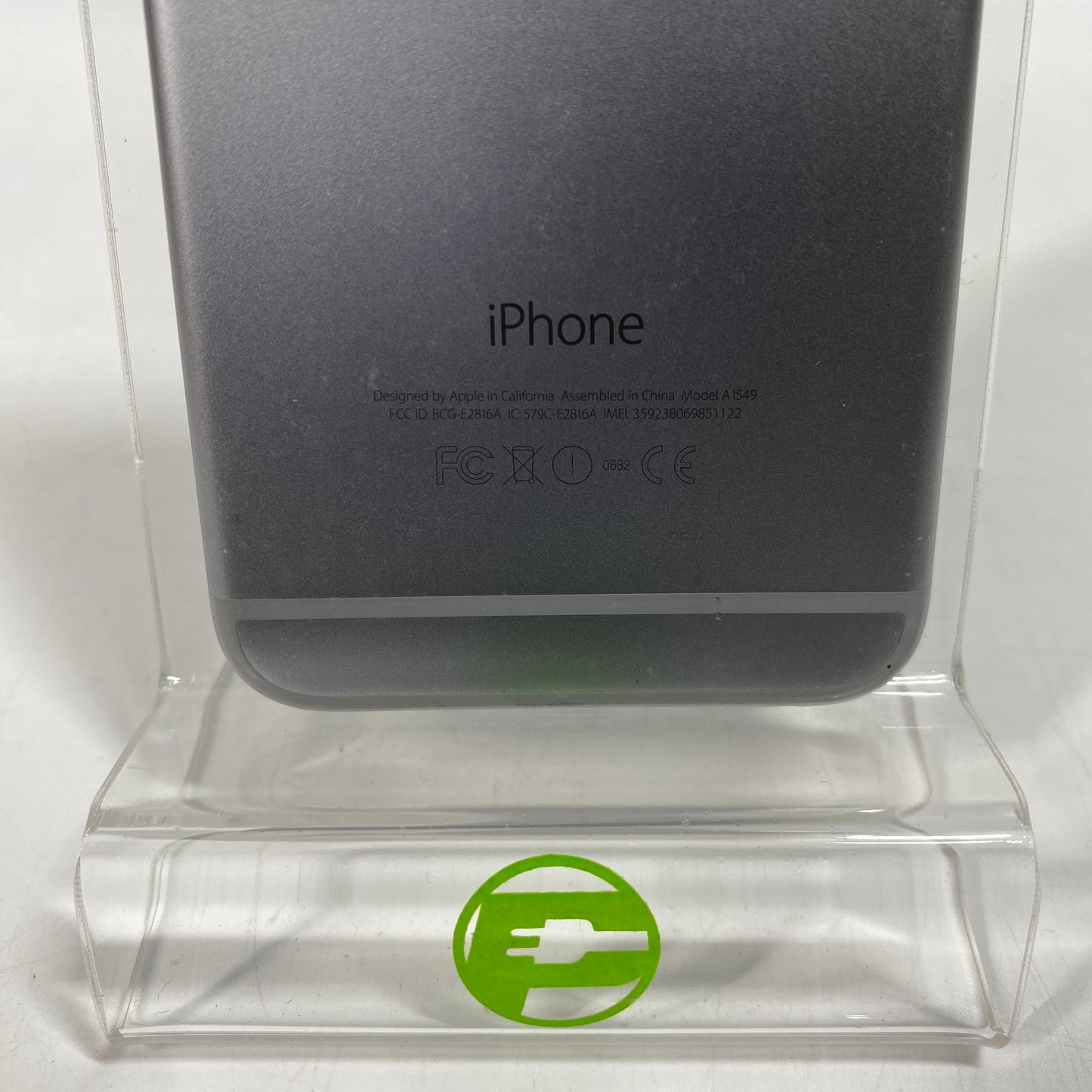 Unlocked Apple iPhone 6 64GB 12.5.7 SPACE GRAY MG632LL/A
