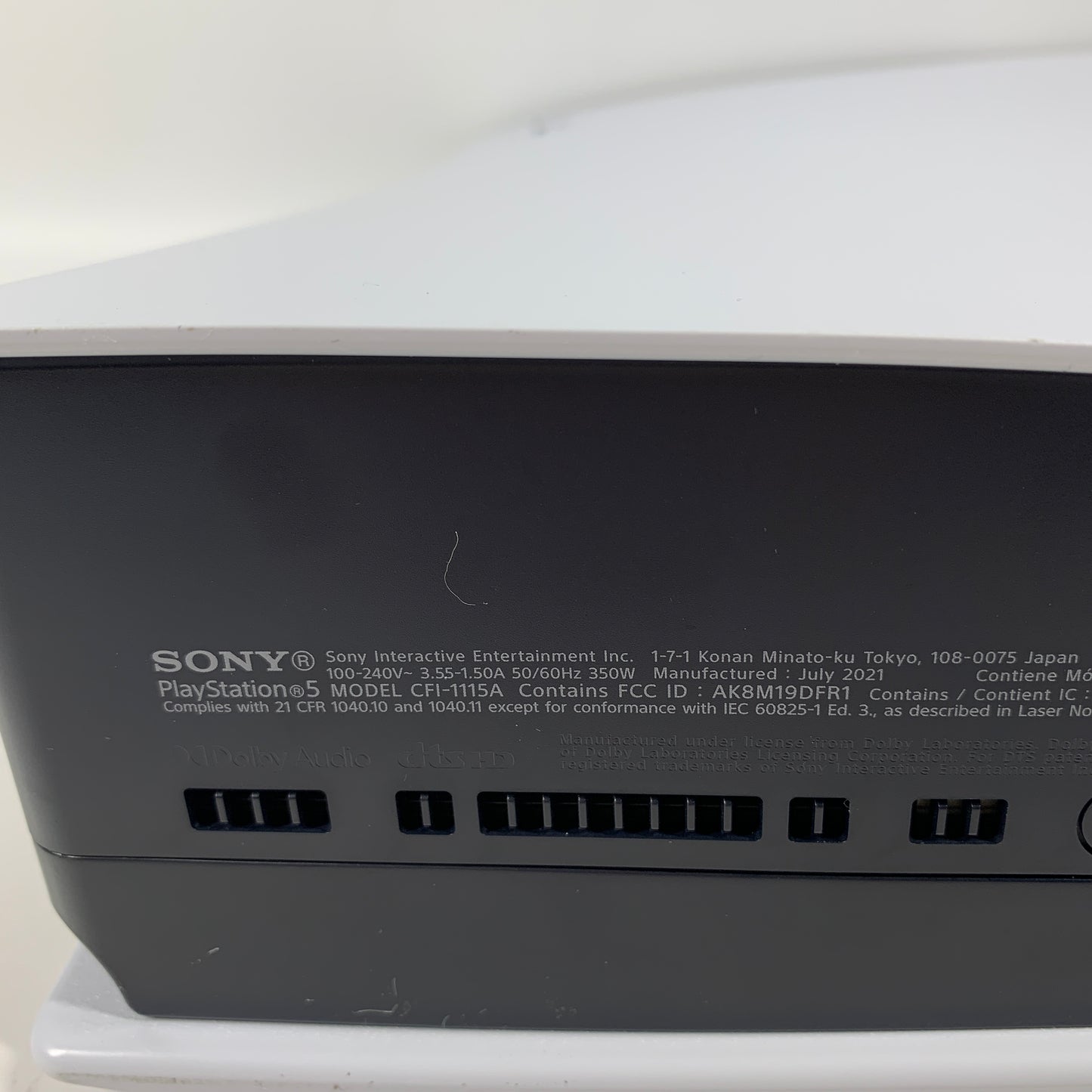 Sony PlayStation 5 Disc Edition PS5 825GB White Console Gaming System CFI-1115A