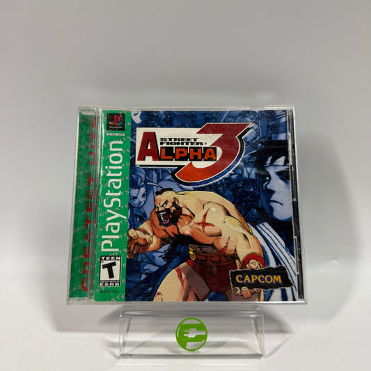 Street Fighter Alpha 3 (Sony PlayStation 1 PS1, 1999)