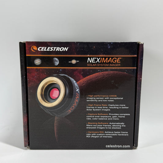New Celestron Neximage 5  Solar System Imager with Micron Digital Clarity Technology