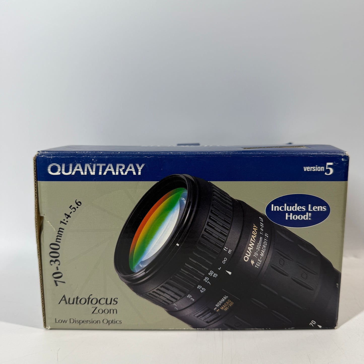 Quantaray TELE-Macro Lens 70-300mm f/4-5.6 LD For Canon EF Mount