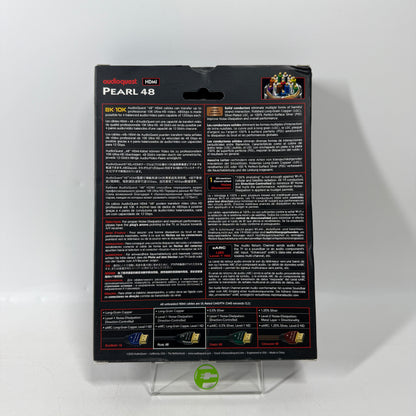 New audioquest Pearl 48 8K-10K HDMI 3m | 10ft HDM48PEA300