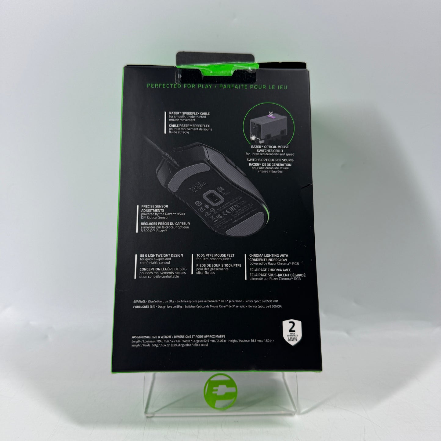 Razer COBRA Customizable Gaming Mouse RZ01-04650100-R3U1