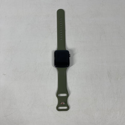 GPS Only Apple Watch Series 2 42MM Space gray Aluminum Black Sport Band A1758
