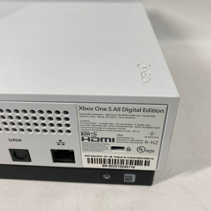 Microsoft Xbox One S All-Digital 1TB Console Gaming System White 1681