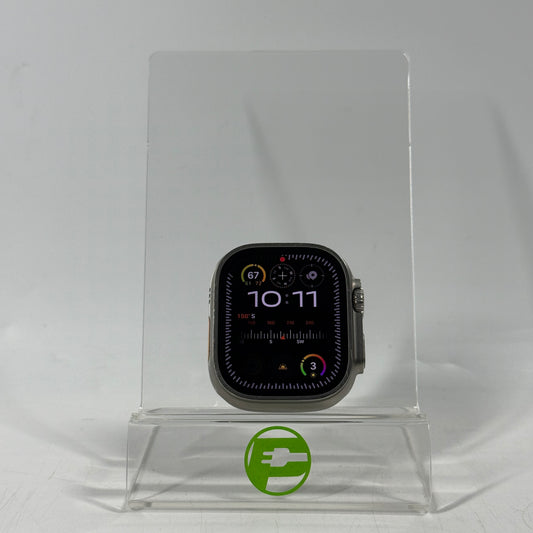 Unlocked Apple Watch Ultra 49MM Natural Titanium MQEW3LL/A