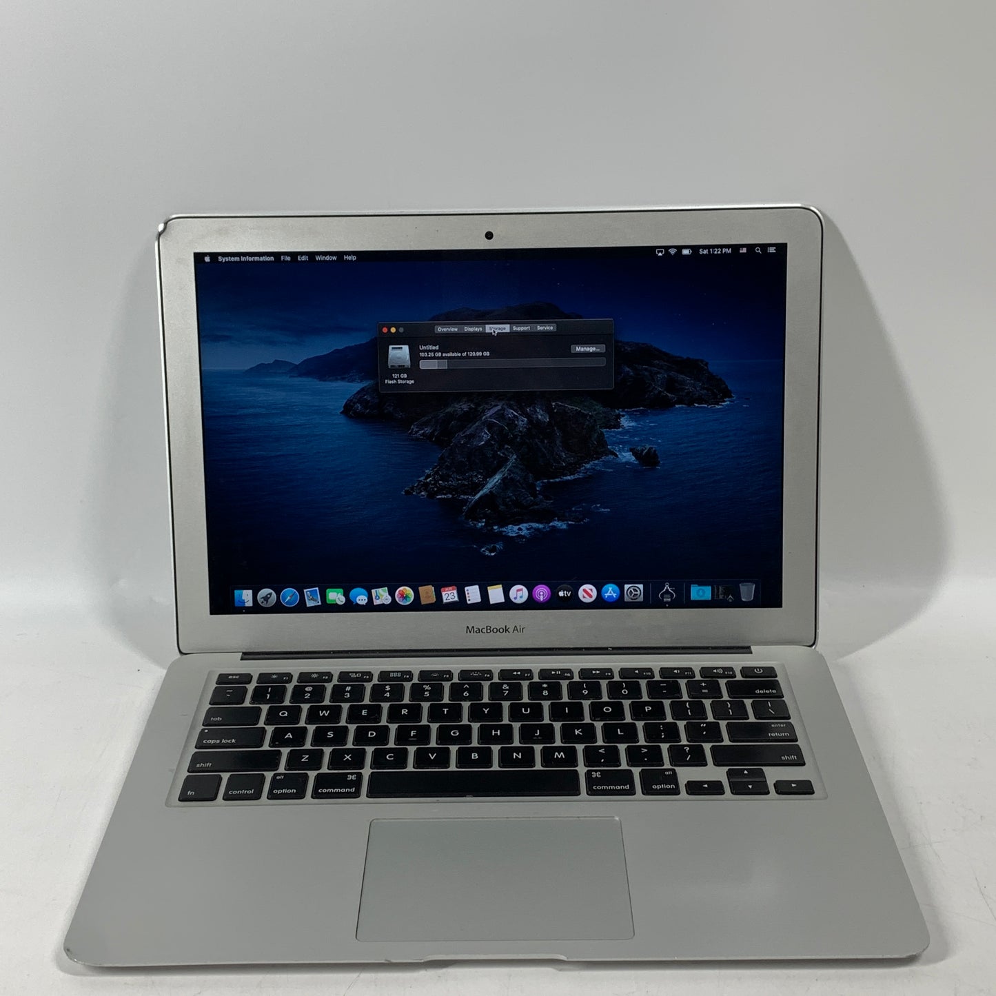 2017 Apple MacBook Air 13.3" i5 1.6GHz 8GB RAM 128GB SSD Silver A1466