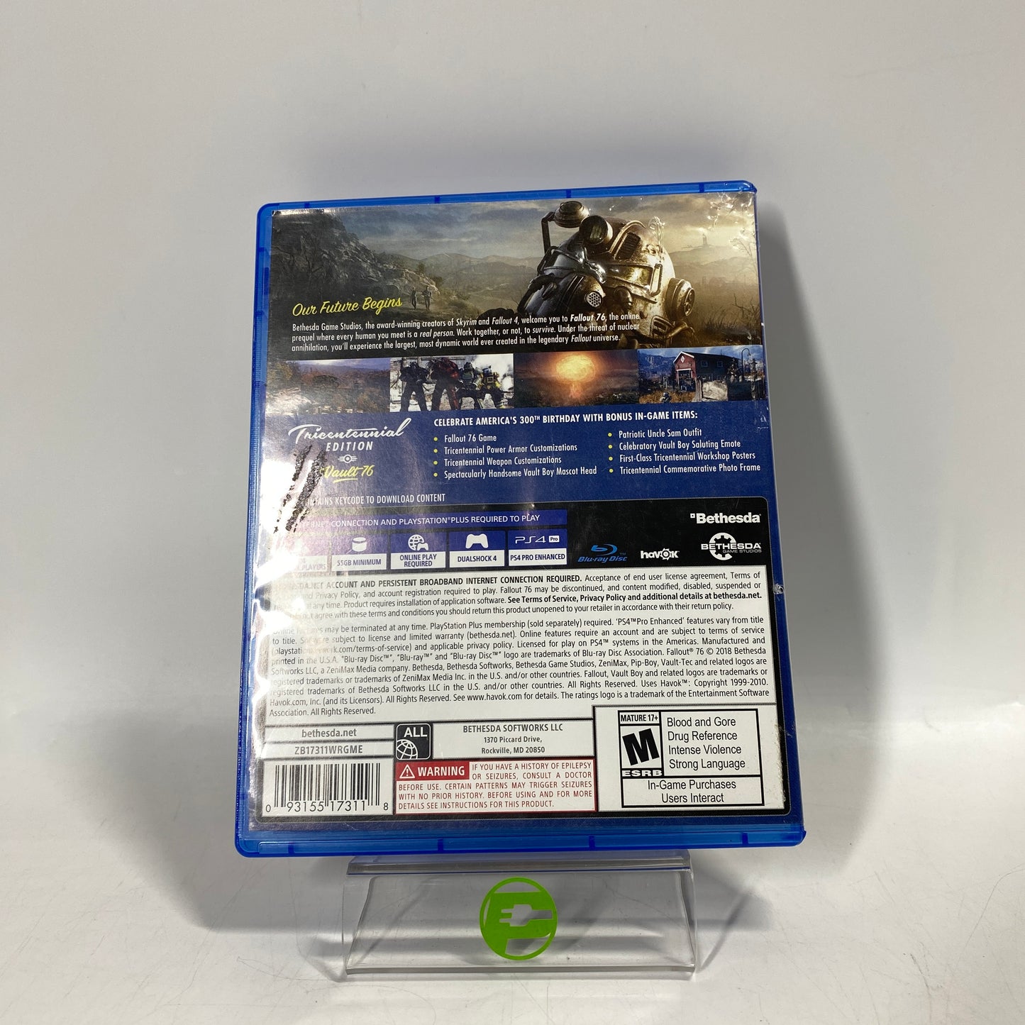 Fallout 76 [Tricentennial Edition] (Sony PlayStation 4 PS4, 2018)
