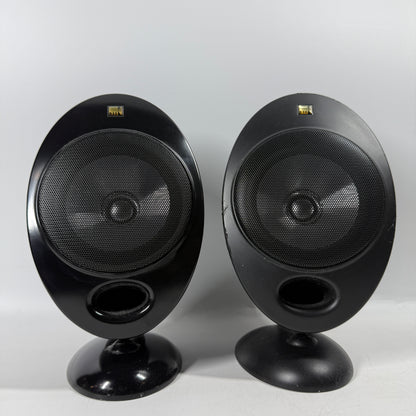 KEF KHT Egg Satellite Speakers HTS2001 UNTESTED