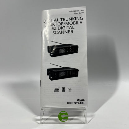 Whistler Desktop/Mobile Digital Trunking Scanner  WS1098