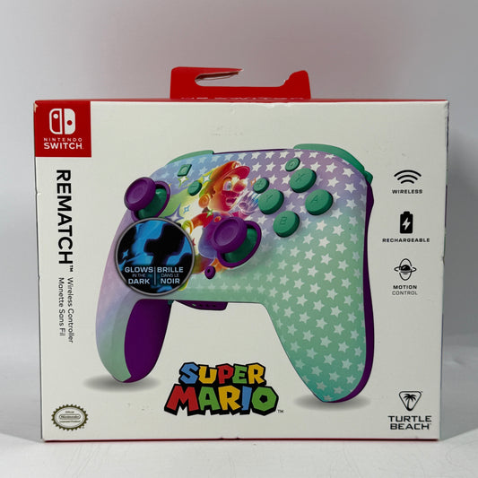 New Turtle Beach Nintendo Switch Super Mario Rematch Invincible Mario 500-253 