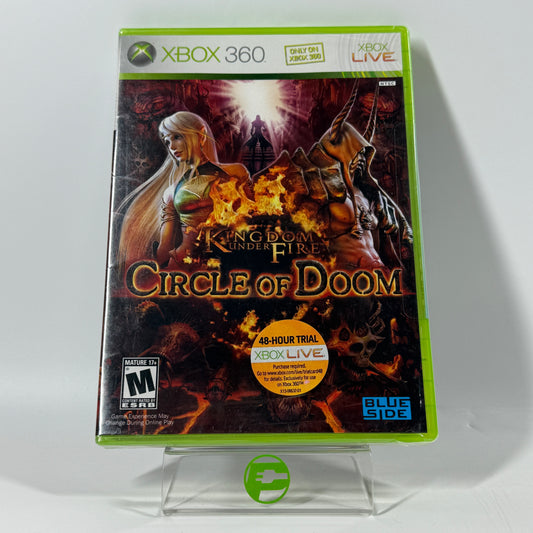 New Kingdom Under Fire Circle of Doom (Microsoft Xbox 360, 2008)