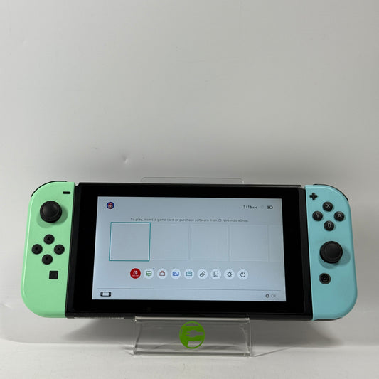 Nintendo Switch v2 Video Game Console Only HAC-001(-01)  Animal Crossing Edition