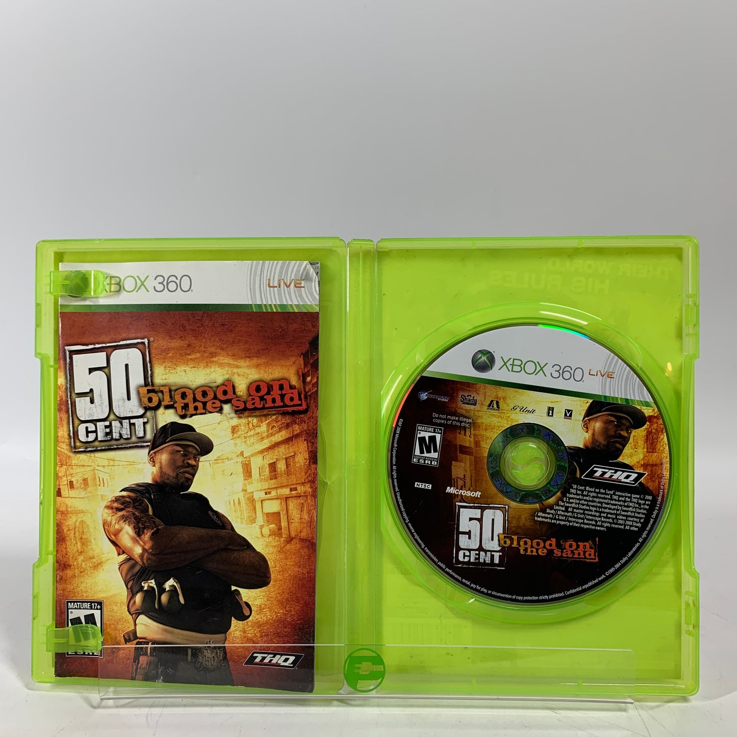 50 Cent: Blood on the Sand (Microsoft Xbox 360, 2009)