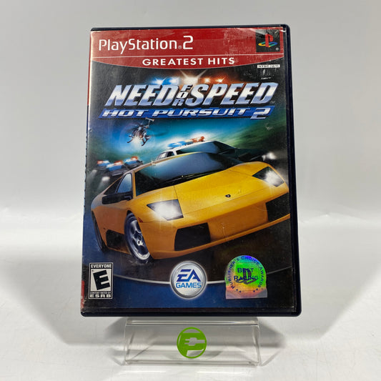 Need for Speed Hot Pursuit 2 [Greatest Hits] (Sony PlayStation 2 PS2, 2002)
