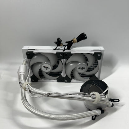 aigo AT240 All-in-One 240mm ARGB CPU Liquid Cooler White