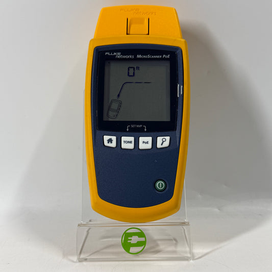 Fluke Networks MicroScanner PoE Network Cable and PoE Tester