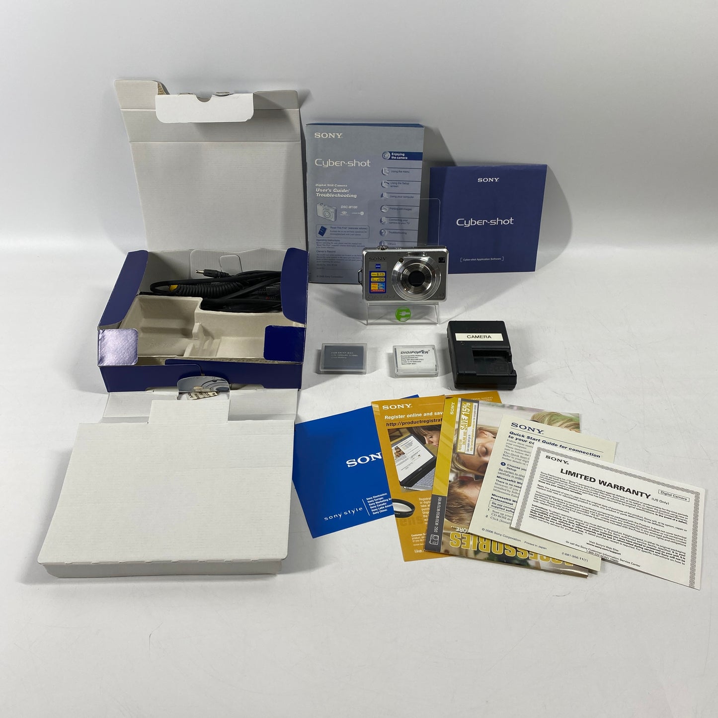 Sony Cyber-Shot DSC-W100 8.1MP Digital Point-And-Shoot Camera