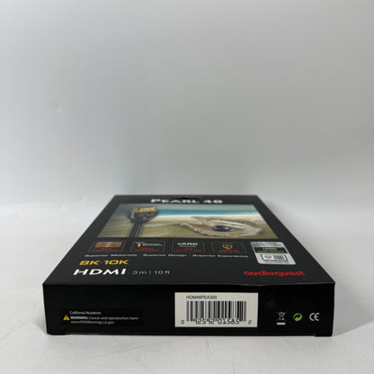 New audioquest Pearl 48 8K-10K HDMI 3m | 10ft HDM48PEA300