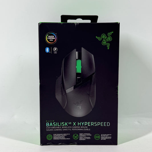 New Razer Basilisk v3 X Hyperspeed Customizable Wireless Gaming Mouse RZ01-0487