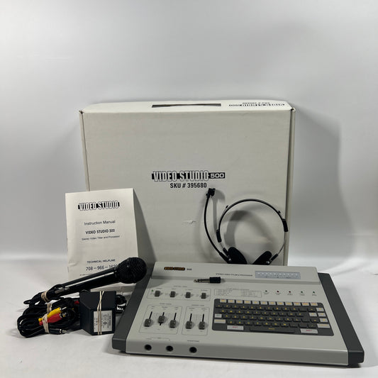 SIMA Video Studio 500  Stereo Video Titler & Processor Audio Mixer