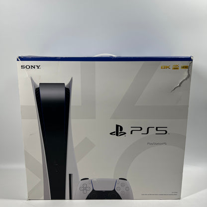 Sony PlayStation 5 Disc Edition PS5 825GB White Console Gaming System CFI-1215A
