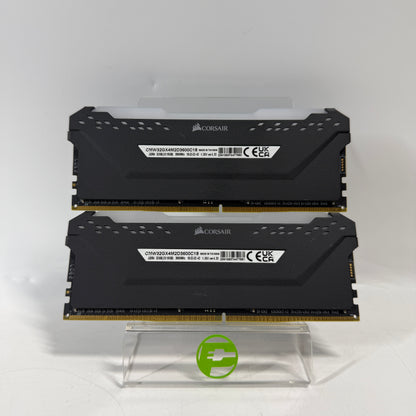 Corsair Vengeance RGB Pro 32GB (2x16GB) RAM DDR4 3600MHz CMW32GX4M2D3600C18